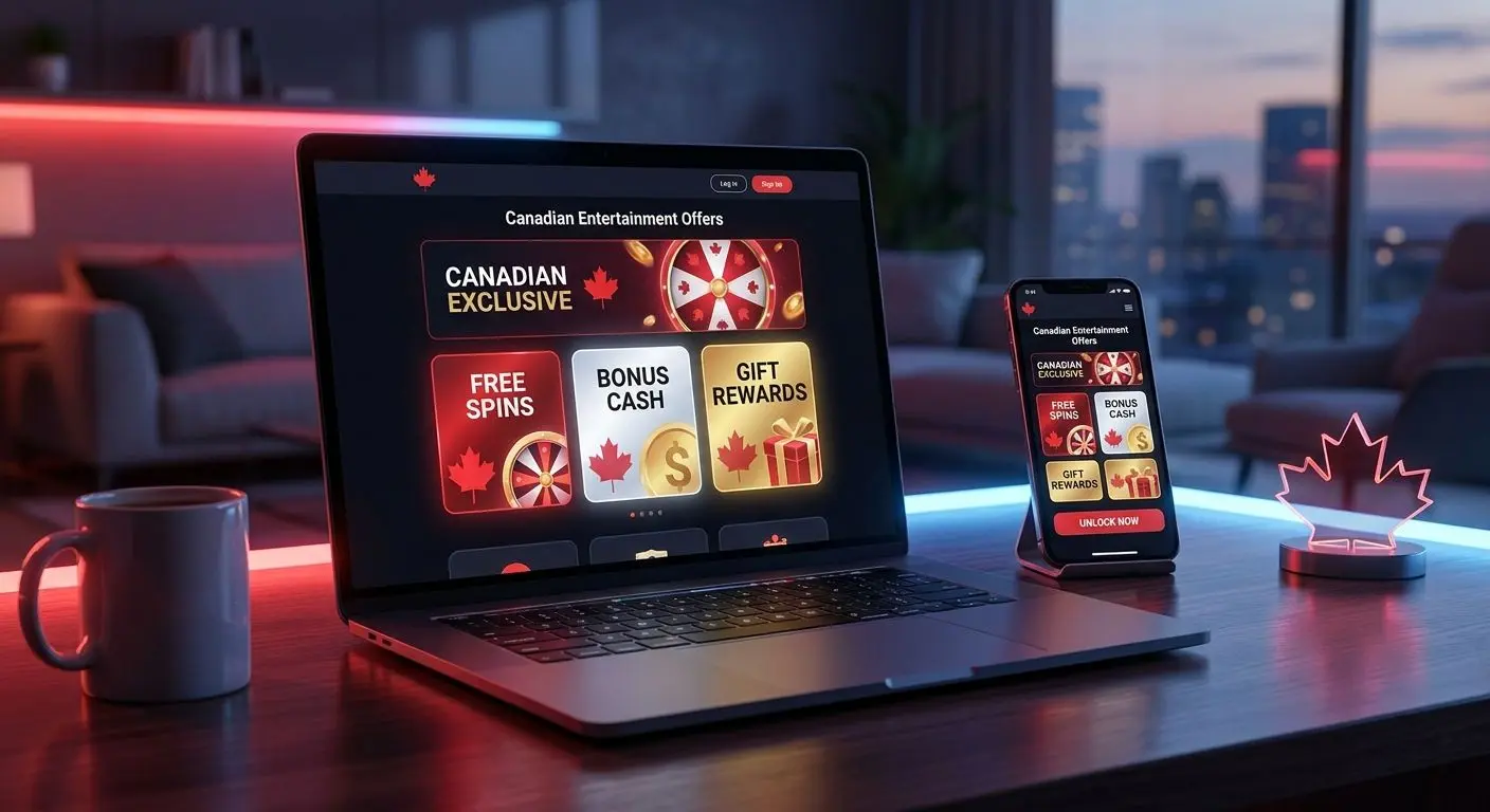PlayOJO Kicker Codes in Canada Promo Visual PlayOJO kicker codes themed promo image for Canada with bonus icons and free spins concept