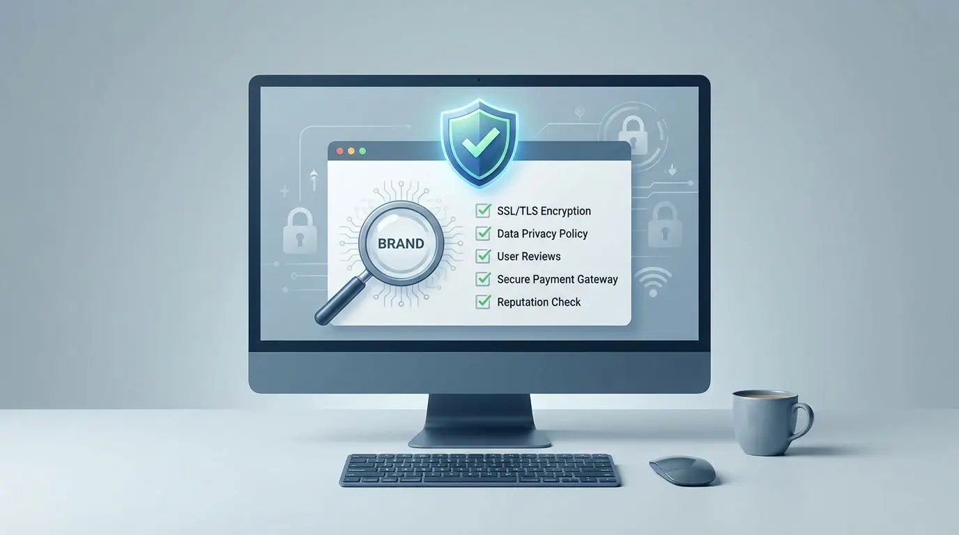 Checklist and shield concept for checking online casino legitimacy