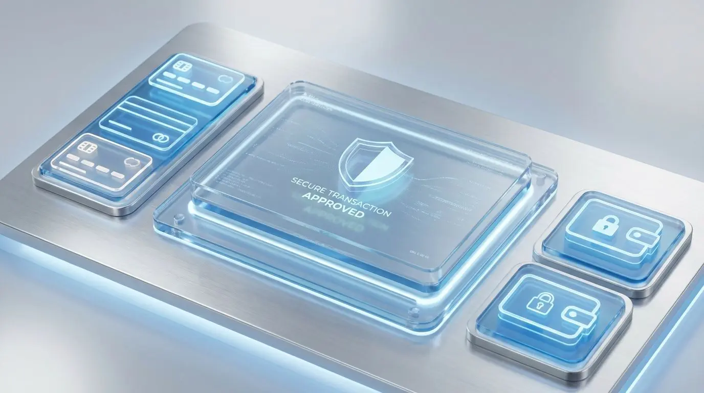 Secure online payment icons for deposits and withdrawals
