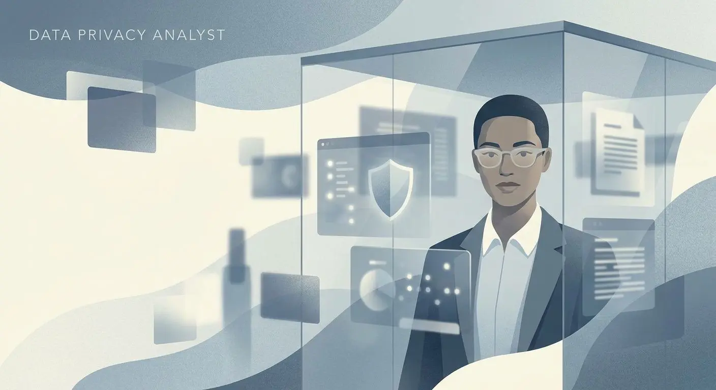 Abstract author image for data privacy analyst article